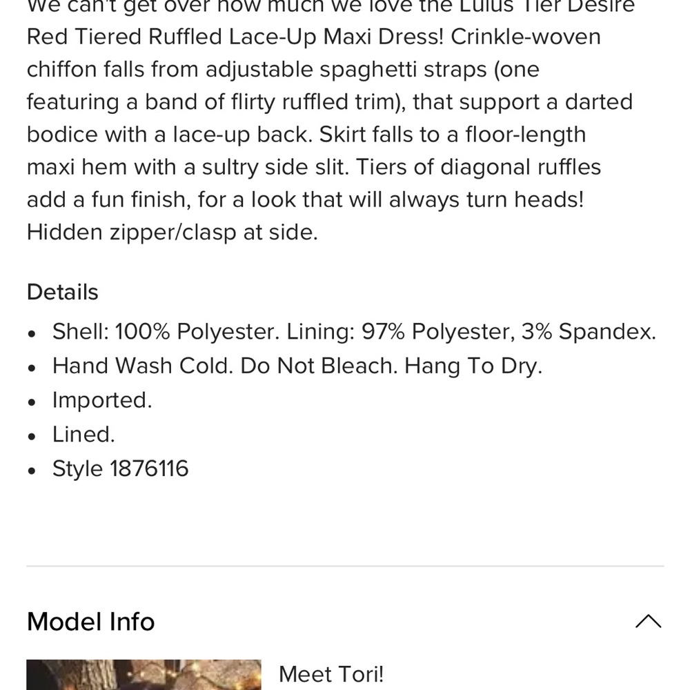 Lulus Red Ruffled Maxi Dress - Picture 11 of 11